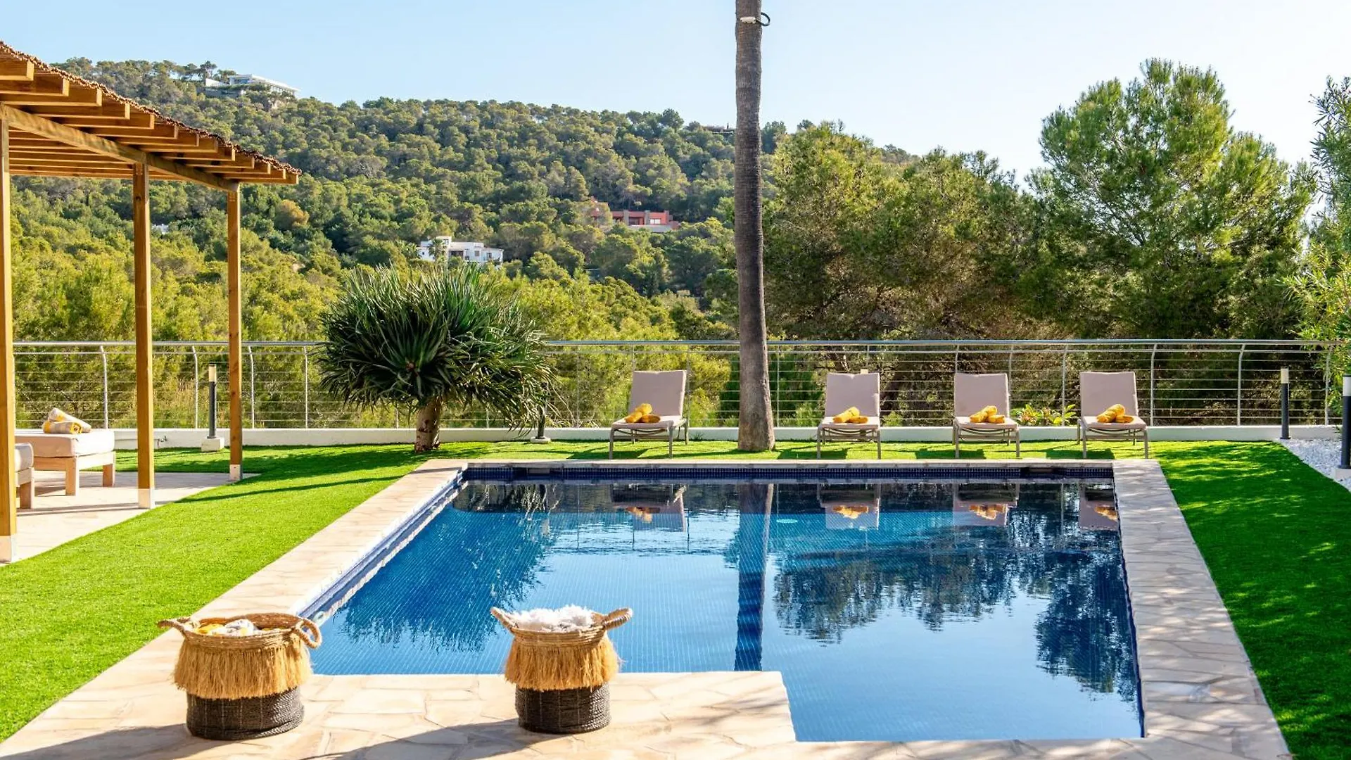 Cap Martinet Talamanca Vila Can Tashellu, Boutique 5 Bed - Sea And Forest View Spanyolország
