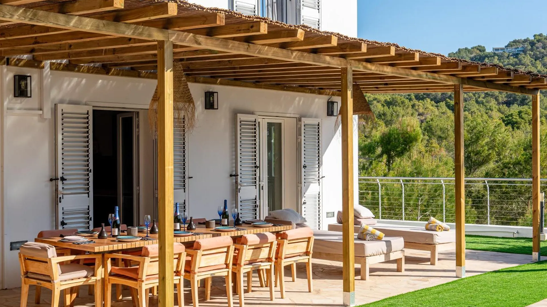 Villa Cap Martinet Talamanca Vila Can Tashellu, Boutique 5 Bed - Sea And Forest View Espanha