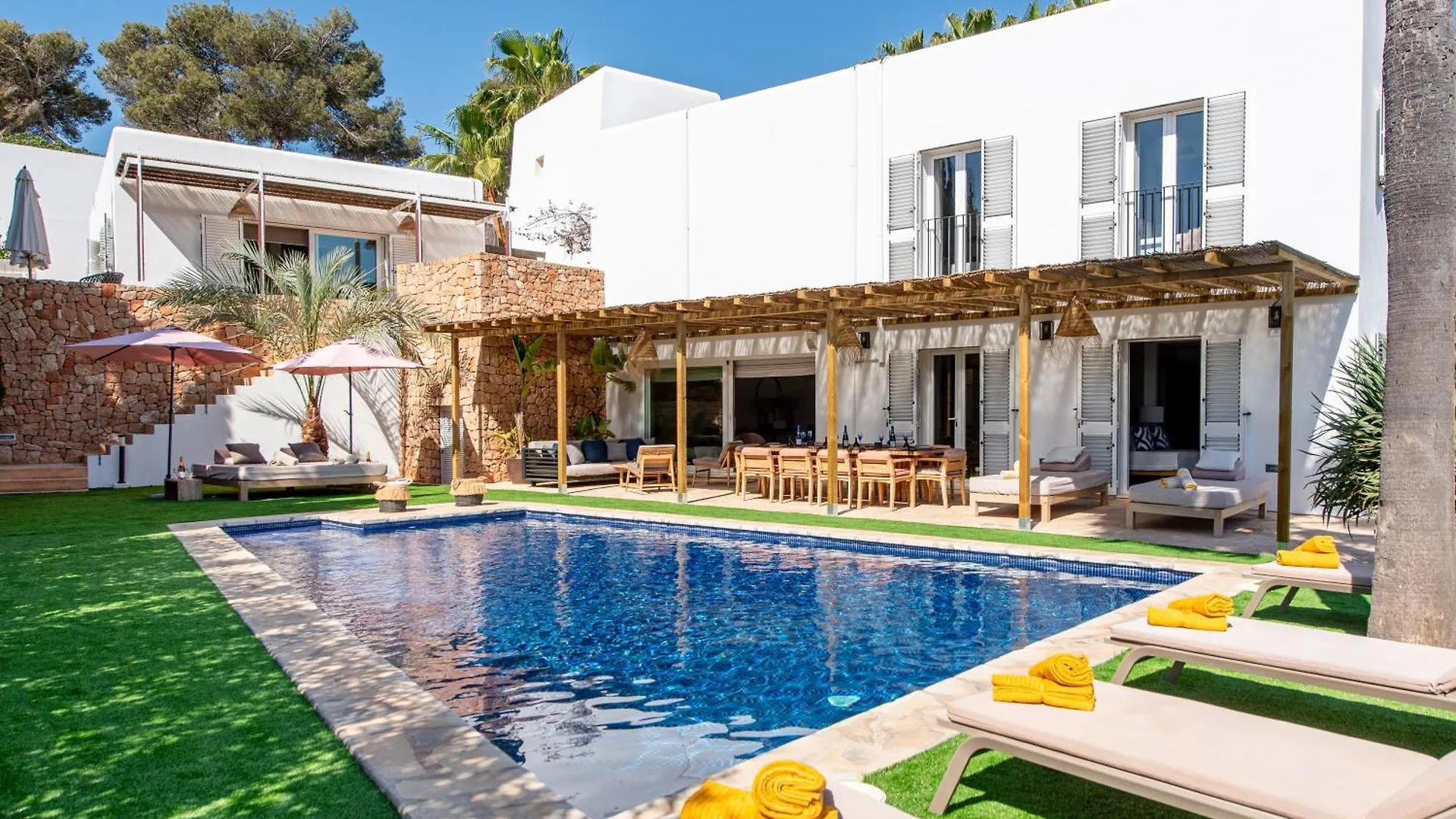 别墅 Cap Martinet Talamanca Vila Can Tashellu, Boutique 5 Bed - Sea And Forest View
